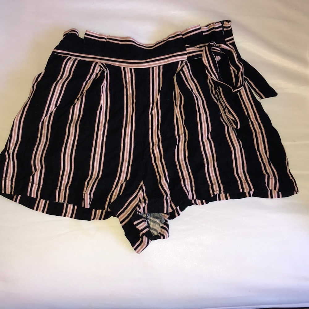 striped shorts